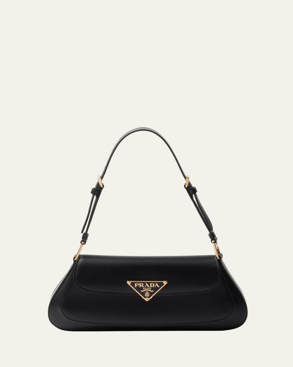 City Flap Leather Shoulder Bag